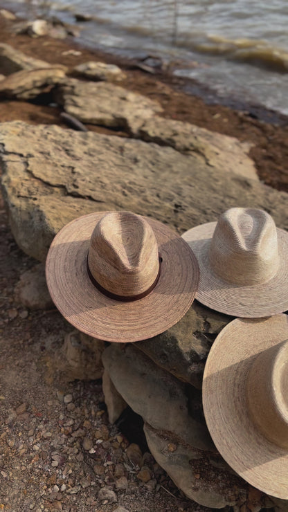 Coasta Wide Brim Sun Hat - Natural Palm