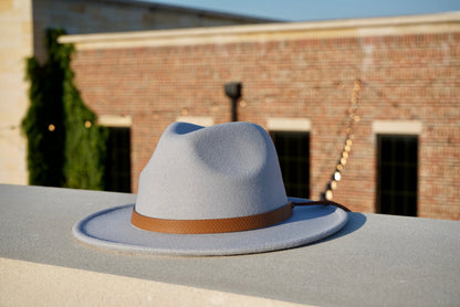 Rivet Fedora - Grey