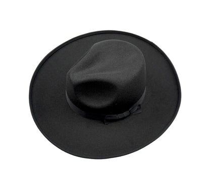 Dallas Pencil Brim Fedora - Black