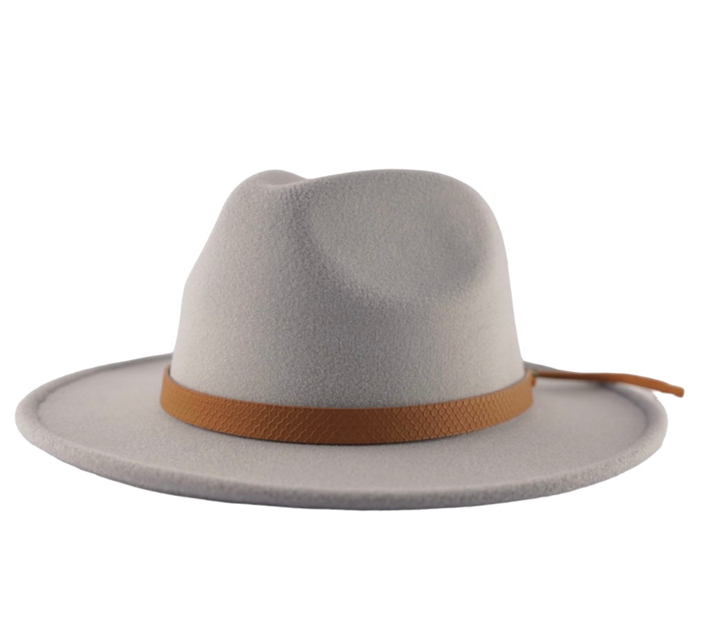 Rivet Fedora - Grey