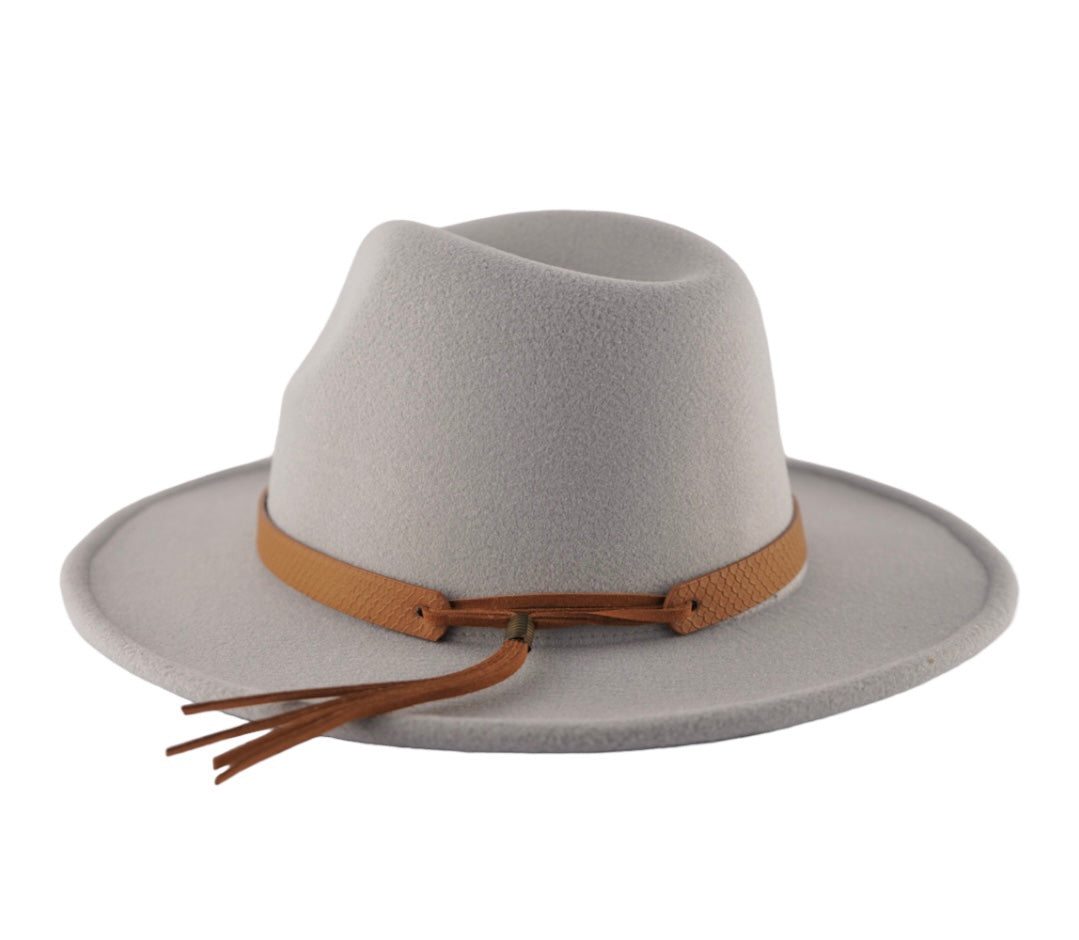 Rivet Fedora - Grey